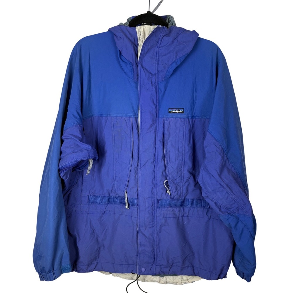 Vintage Patagonia Nitro II H2NO Waterproof Snowboard Ski Parka Jacket Blue L